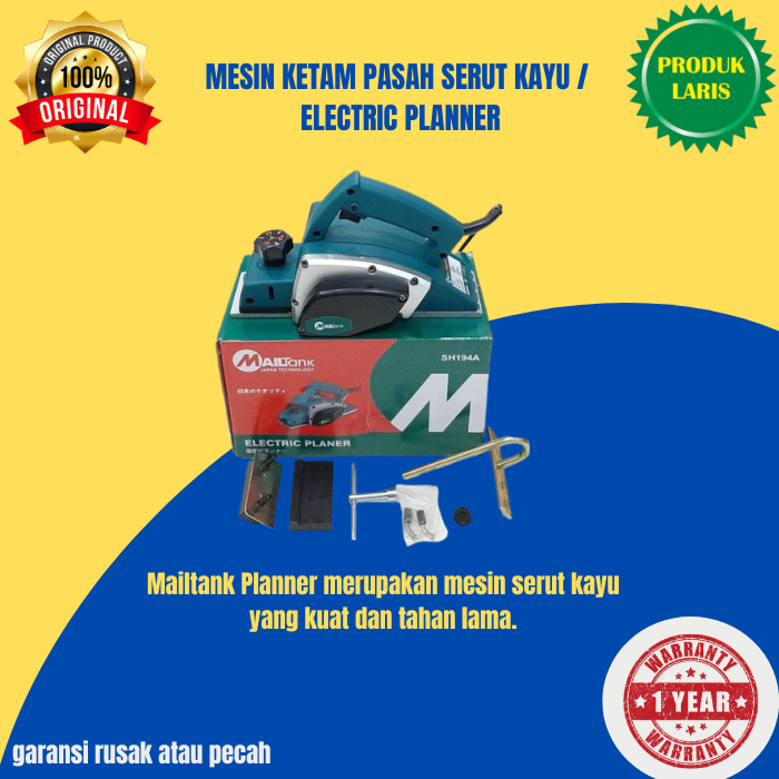 Mesin Alat ketam Serut Pasah Potong kayu Listrik Modern Kuat dan Tahan Lama