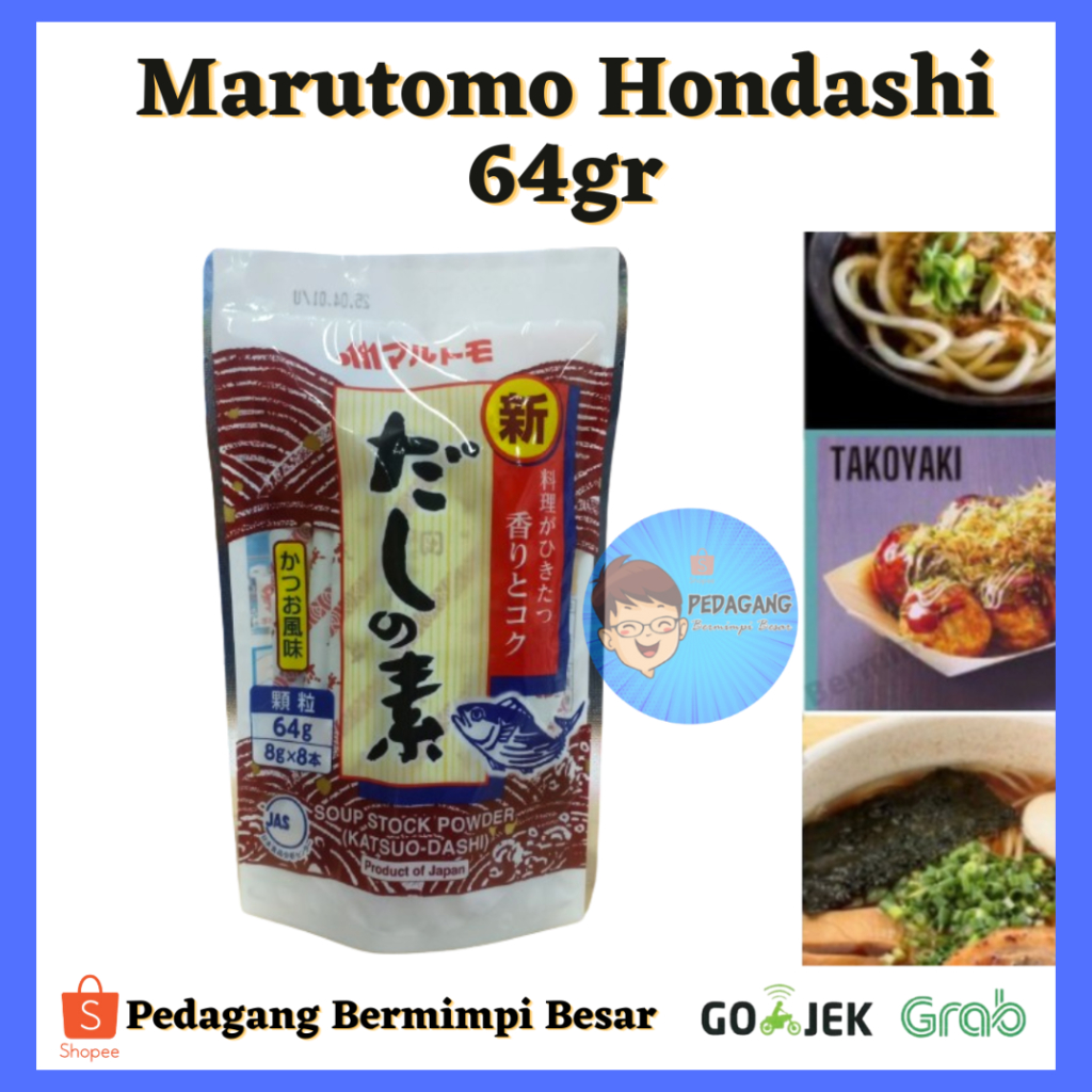 

Marutomo Hondashi 64g / Kaldu Ikan / Hondashi