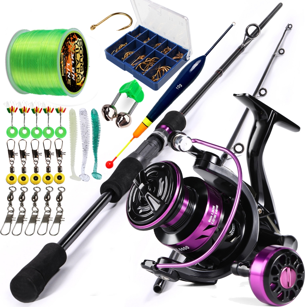 Set Pancing 1.8m Joran Pancing 1000-4000 Reel Pancing 150M Senar Pancing Umpan Combo pancingan set lengkap