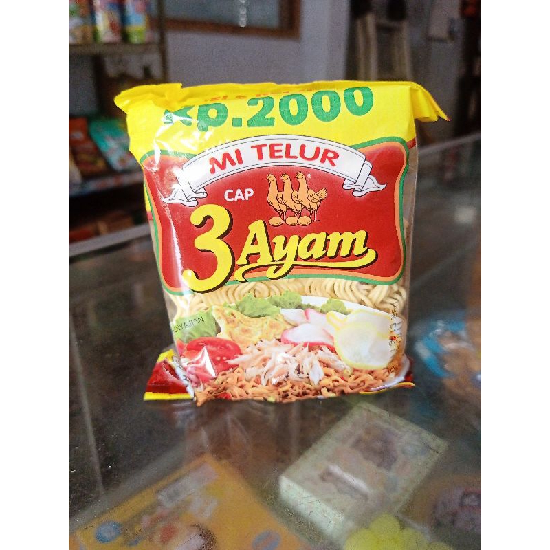 

Mi telur 3 ayam