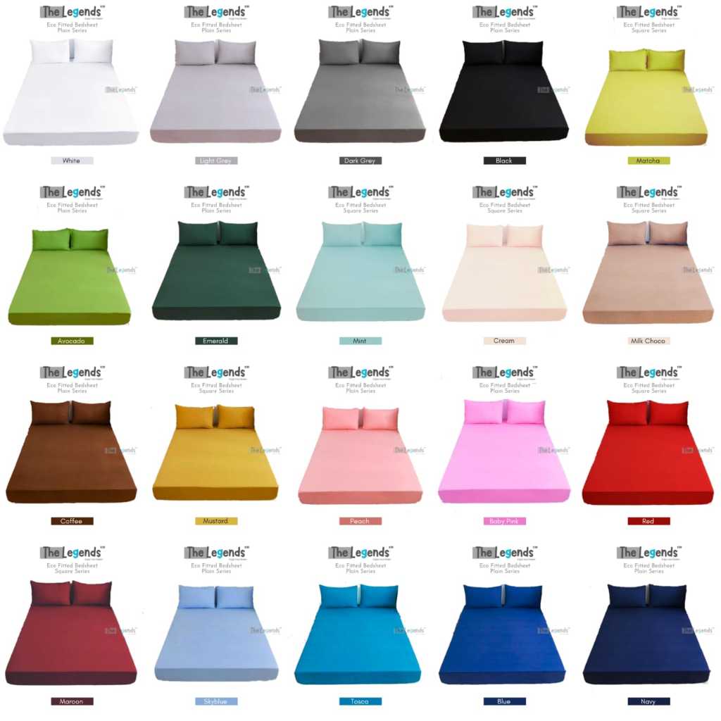 PROMO sprei polos 100x200 tinggi 20cm 30cm single katun microfiber seprei karet anti geser premium p