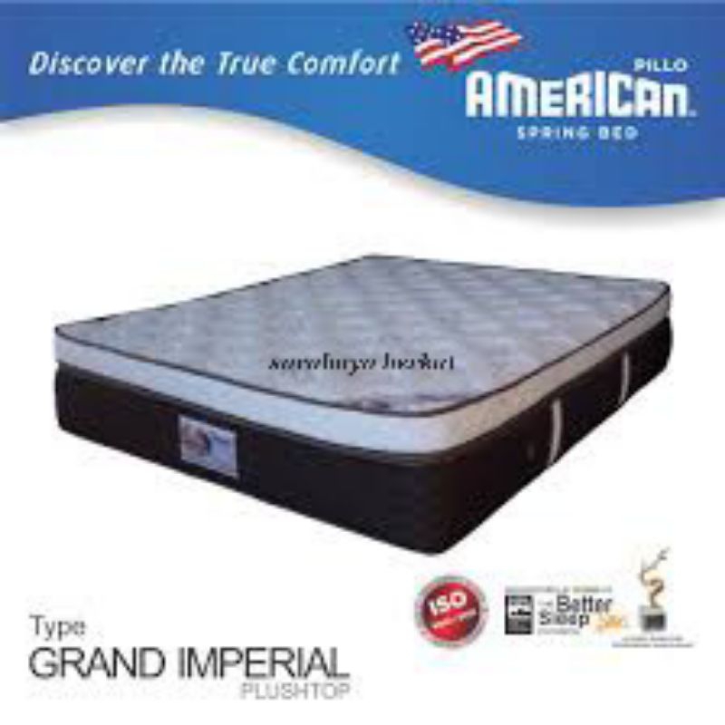 spring bed latex american pillo grand imperial ( kasur saja )