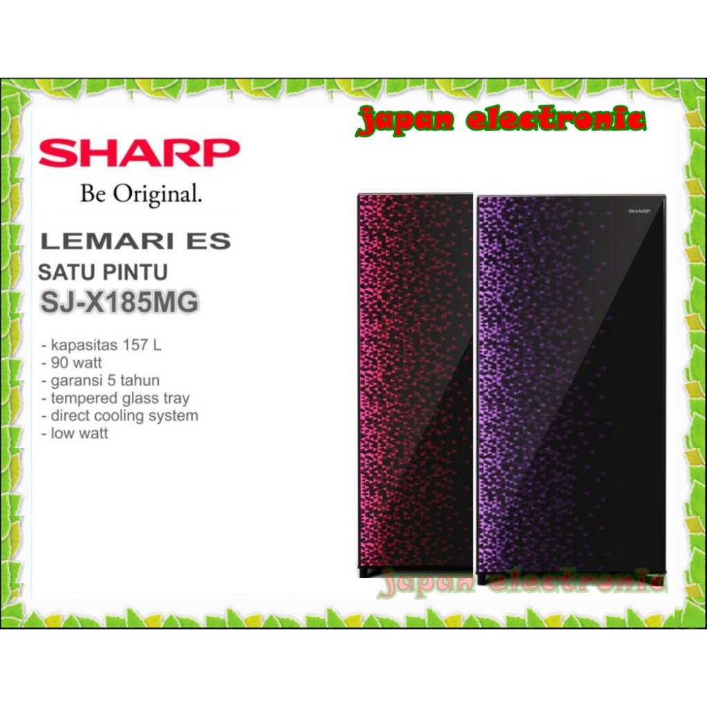Kulkas Sharp 1 pintu SJ-X185MG