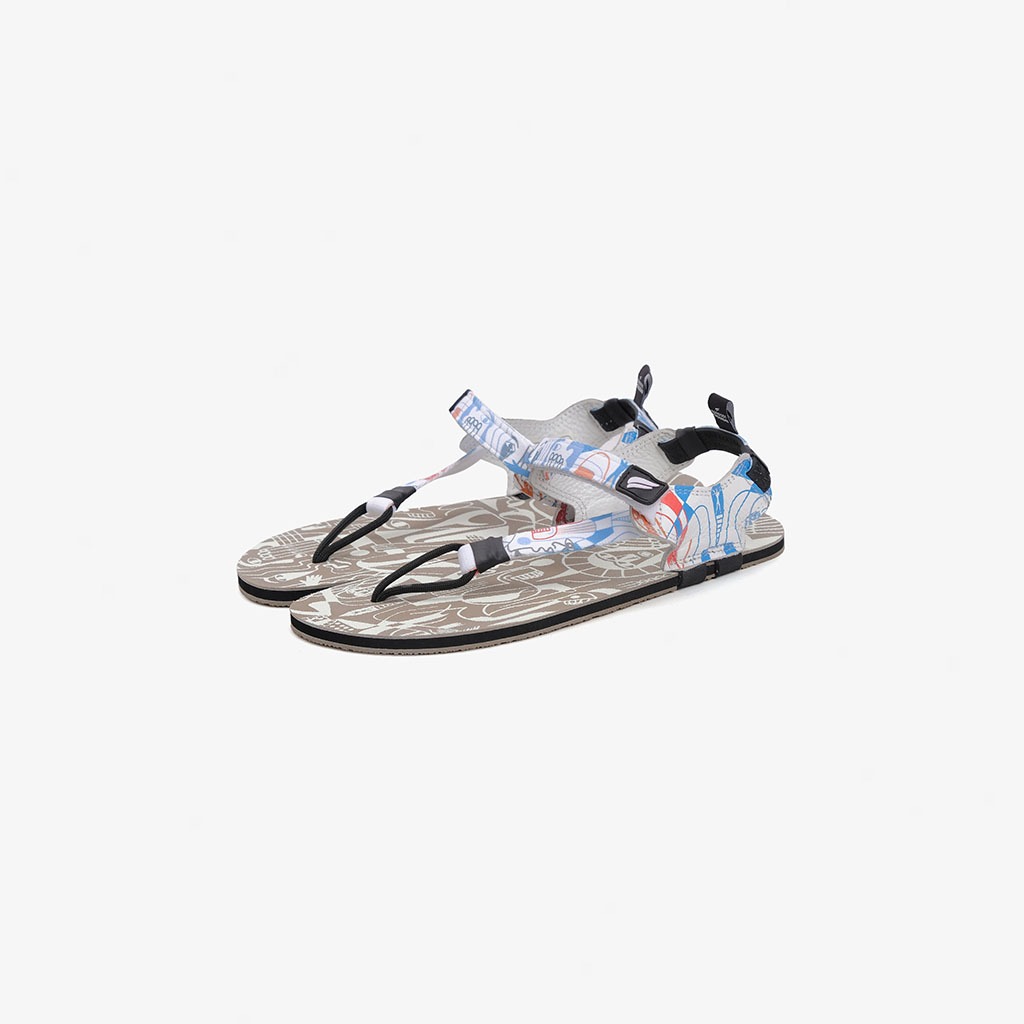 PYOPP FLEDGE - Tapak X Abenk Barefoot Flip Flops - Light Spark