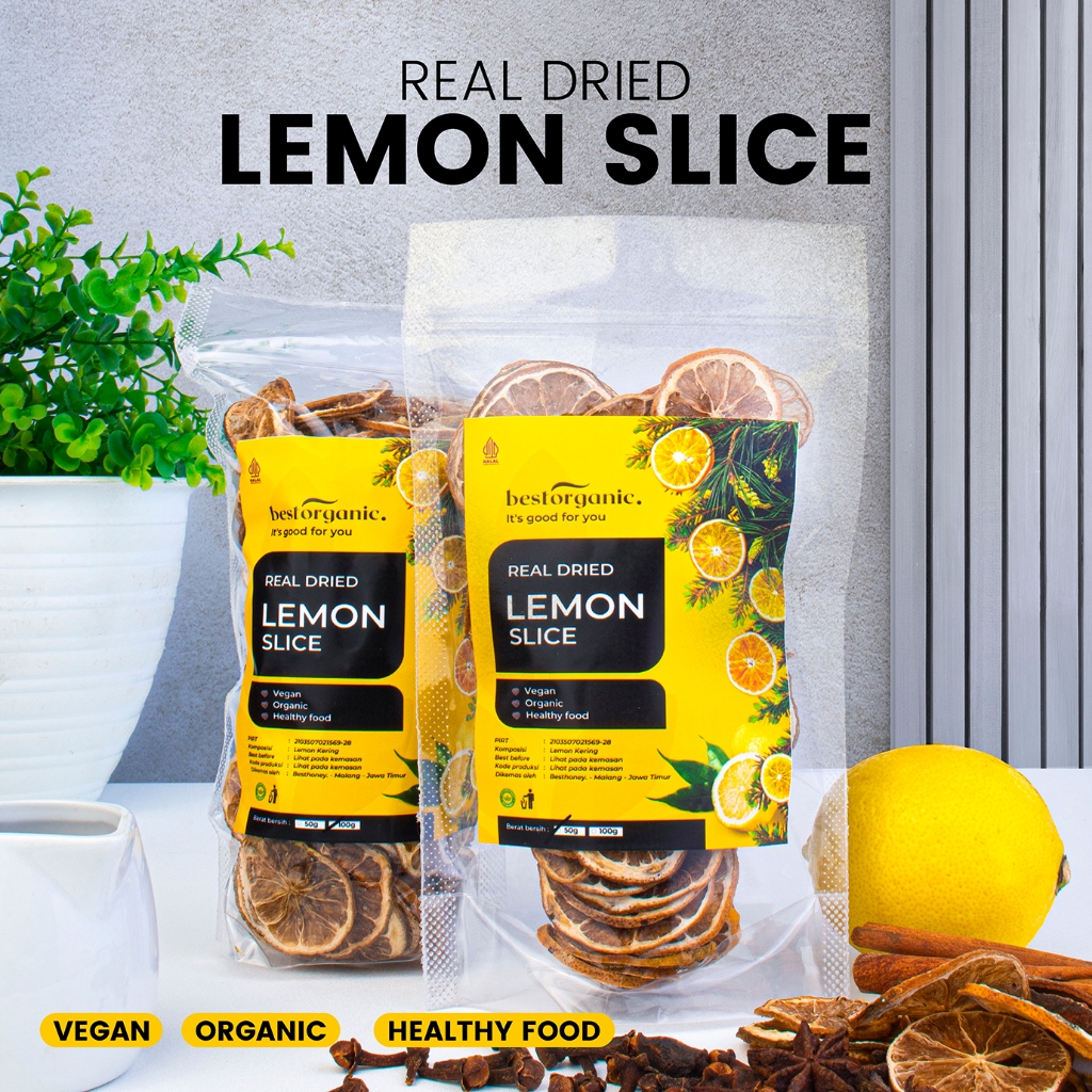 

Best Honey - Dried Fruit Lemon & Jahe - Lemon dan Jahe Kering - Minuman Sehat