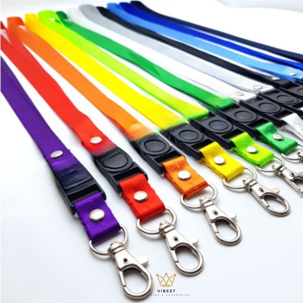 

Tali ID Card Tali lanyard Gantungan idcard nametag Polos uk 1.5 cm panjang melingkar 45.CMbahan nylon polos Stofer / Gantungan ID Card Tali Gantungan HP/Handphone bahan nylon polos-Gantungan ID Card Tali Gantungan HP/Handphone/Kunci/Kartu Nama/USB/vape/Bu