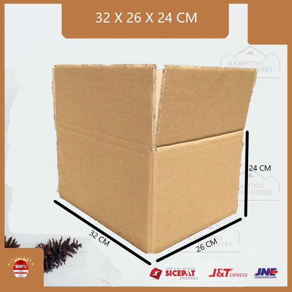 

KARDUS PACKING SINGGLE WALL UKURAN P32xL26xT24
