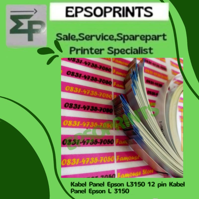 Kabel Panel Epson L3150 12 pin Kabel Panel Epson L 3150