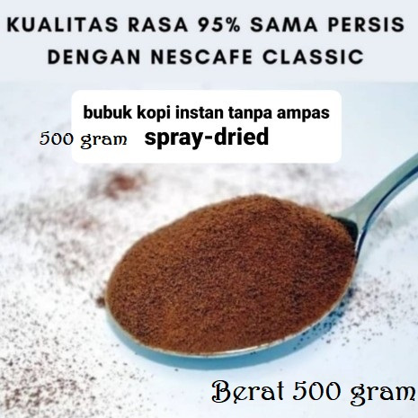 

kopi Instant Espresso Tanpa Ampas 500gr Spray Dried Coffee