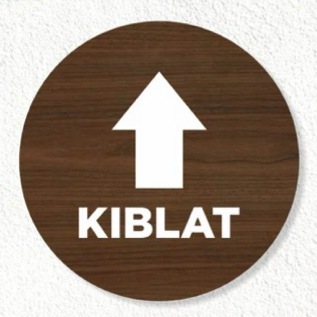 

asign akrilik kiblat