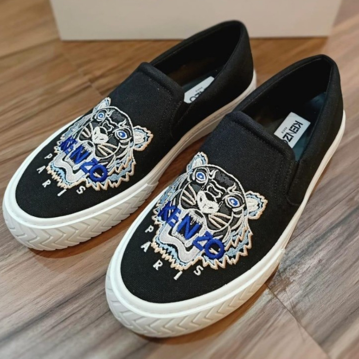 [READY] - KENZO K/ TIGER HEAD SLIP ON