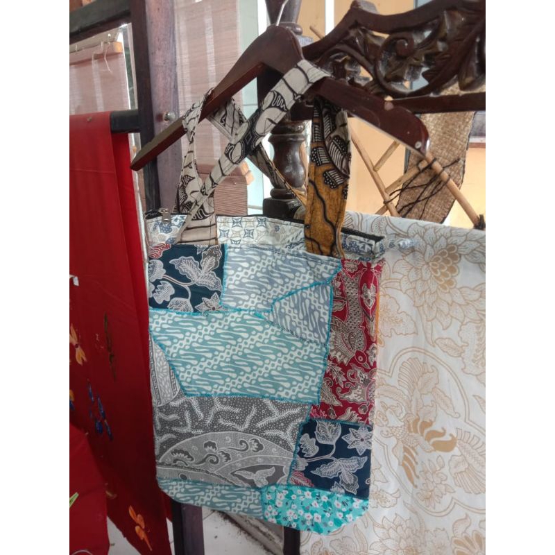 TOTE BAG PERCA BATIK/ TOTE BAG CANTIK/ TOTE BAG FASHION KEKINIAN