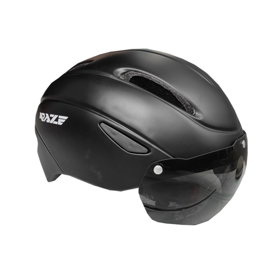 Raze Helmet R18 Aero Magnetic Visor Helm Roadbike Sepeda Lipat