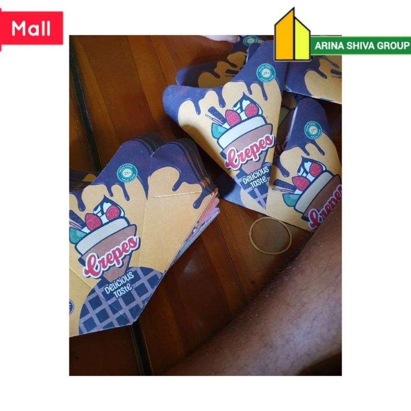 

[PAKET USAHA] 400 LEMBAR KEMASAN CREPES LIPAT JUMBO BAHAN DUPLEK PUTIH SUPER QUALITY | KERTAS LEKER KREPES CRISPY HIGH QUALITY | BOX LEKKER WAFFLE CROFFLE MURAH PRODUK TERBARU | TOKO KEMASAN ONLINE | TOKO ANEKA KEMASAN OFFICIAL | SHIVACORP 2019