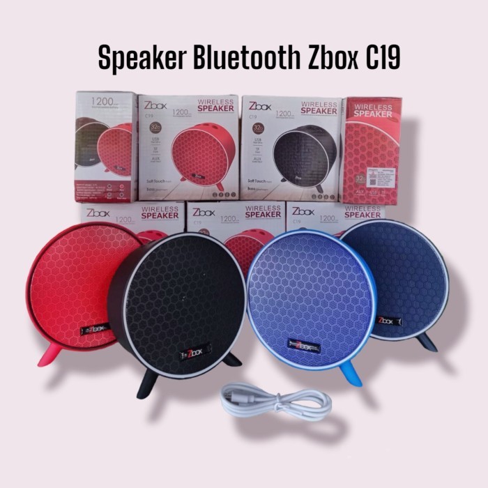 SPEAKER BLUETOOTH ZBOX C19 | SUPER BASS | TERMURAHHH