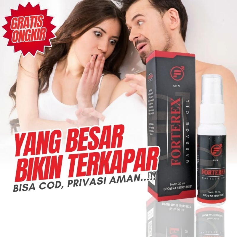 FORTEREX ASLI ORIGINAL 100% BPOM , MINYAK OLES UNTUK PRIA DEWASA AGAR PERCAYA DIRI
