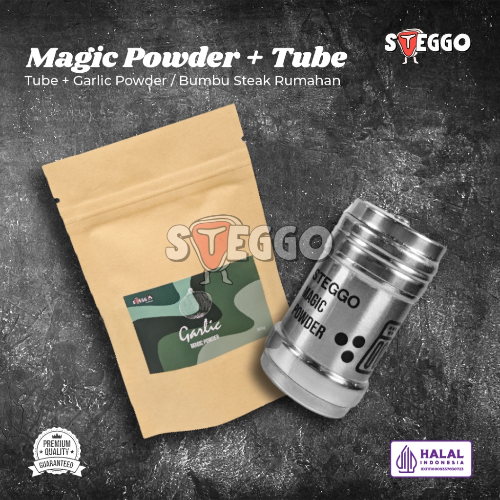 

[PAKET] Tube + Garlic Powder / Bumbu Steak Rumahan by STEGGO