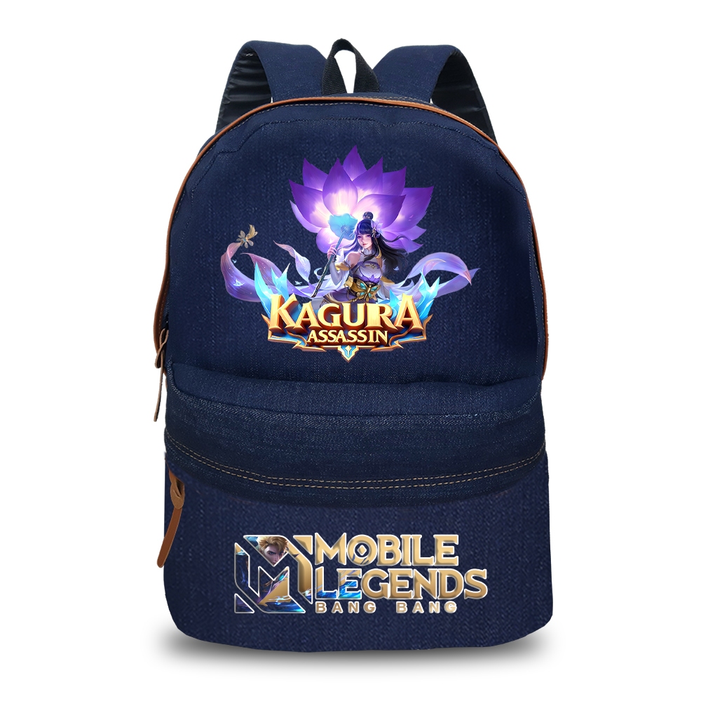 Tas Ransel Pria Distro Bahan Tas Sekolah SMP SMA Denim