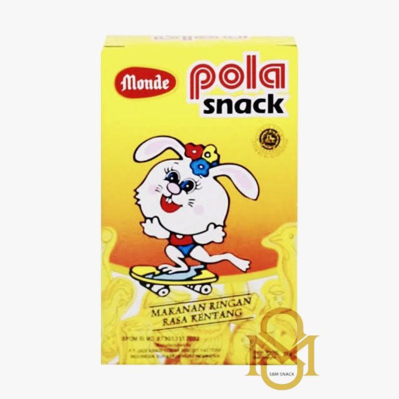 

Monde Pola Snack kemasan 25 gr / Snack Pola monde