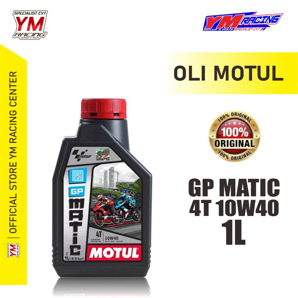 OLI MOTUL GP MATIC 10W 40 4T 1L / Oli Motor Motul GP MATIC 4T 10W40 1 LITER | Oli mesin Motul GP Ser