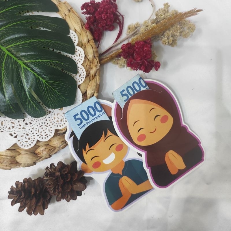 

Amplop lebaran 3D angpau THR Gemoy