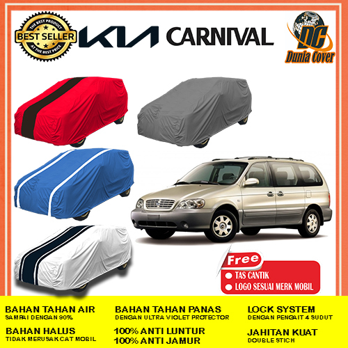 Cover Mobil Kia Carnival 2000, 2001, 2002, 2003, 2004 Outdoor Waterproof, Sarung Mobil Kia Carnival,