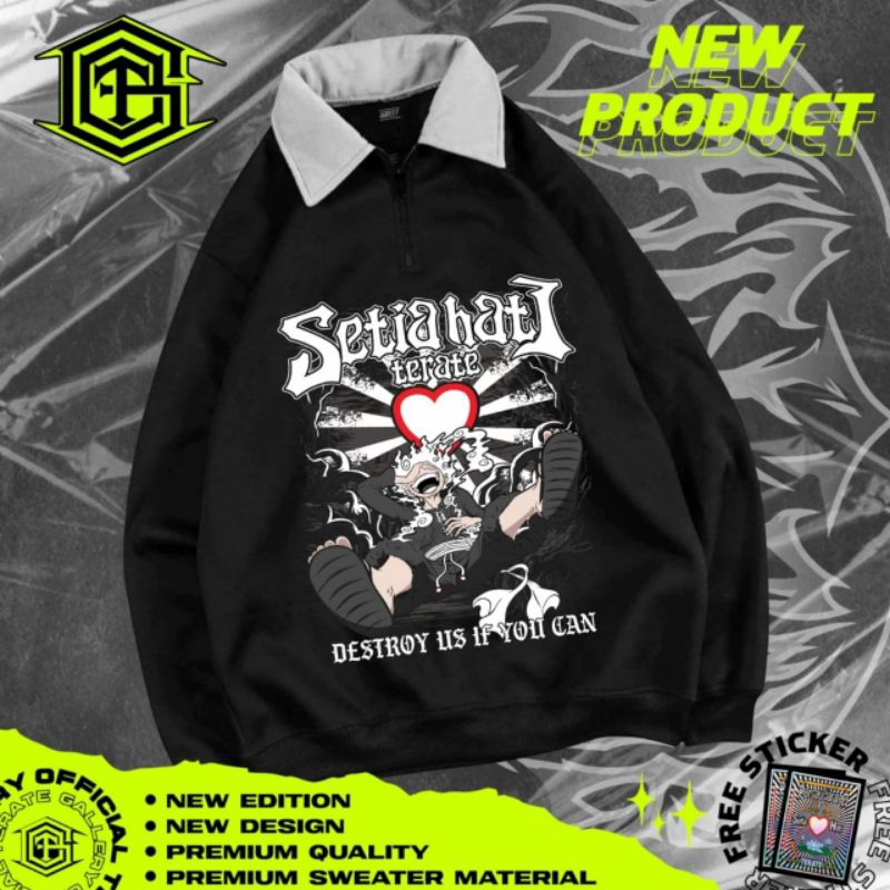 SWEATER  SETIA HATI TERATE TERLARIS || SWEATER DTF