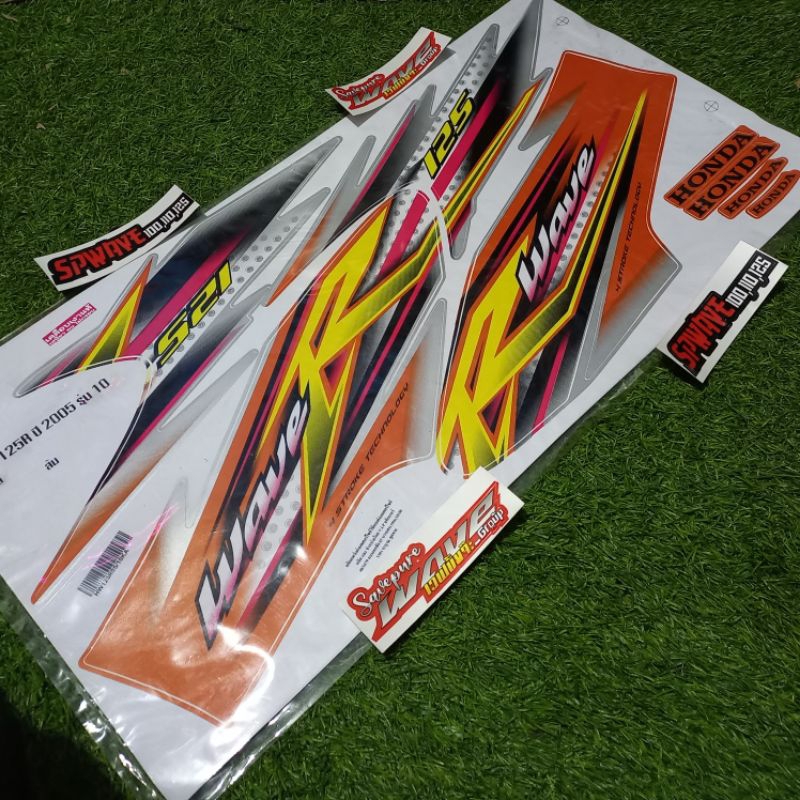 Striping Wave 125 Bahan Kodak Paper Original Thailand Wave 125 Karisma Bagol