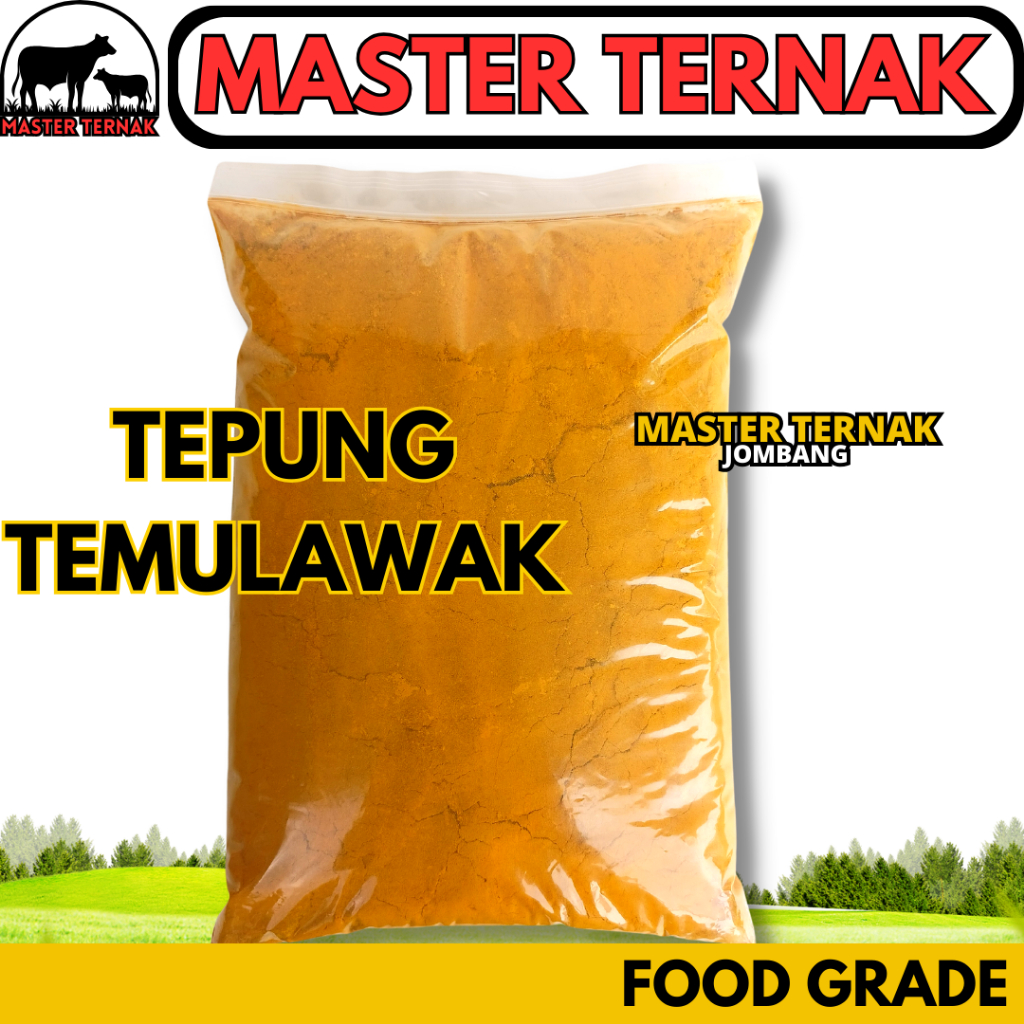 

TEMULAWAK BUBUK 1 KG FOOD GRADE ORIGINAL - Tepung Bubuk Temulawak Murni 100% Asli