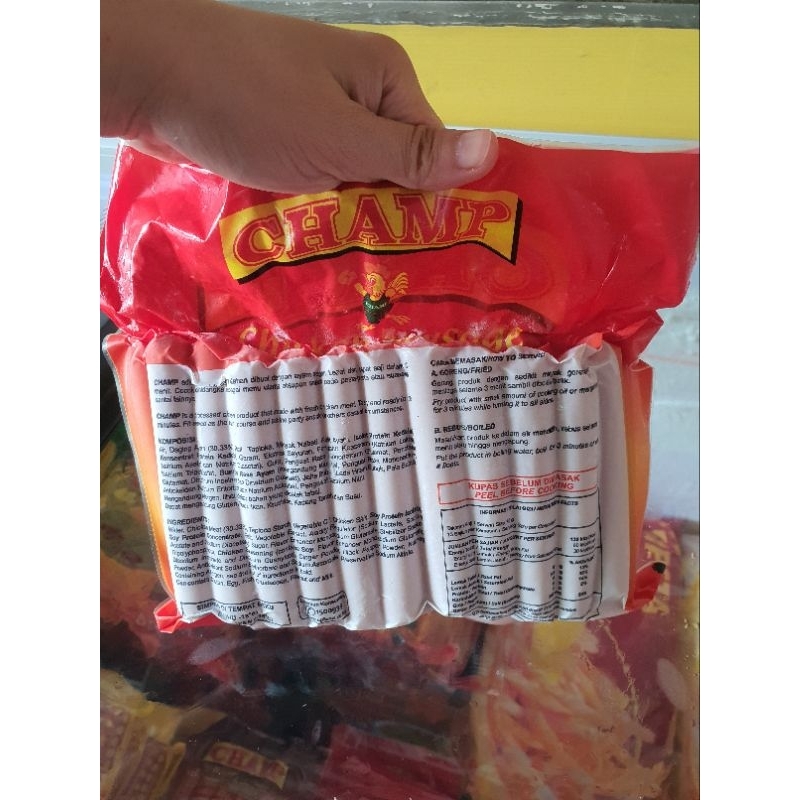 

Champ Chicken Sausage Sosis Ayam 1kg