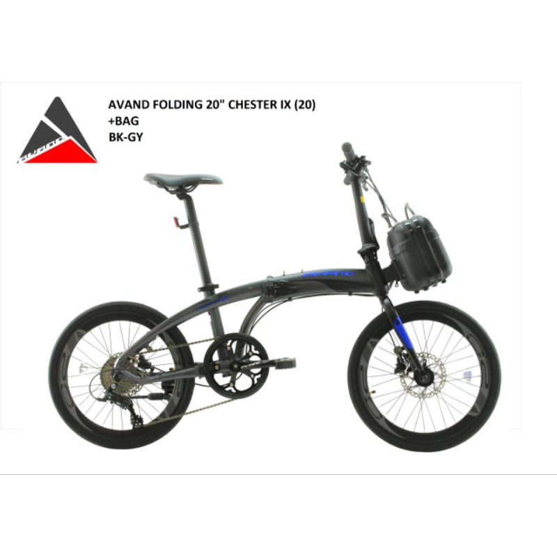 Sepeda Lipat Avand Chester lX Ukuran 20 Plus