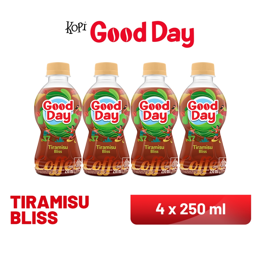 

GOOD DAY Tiramisu Bliss Ready To Drink 250 mlx 4pcs
