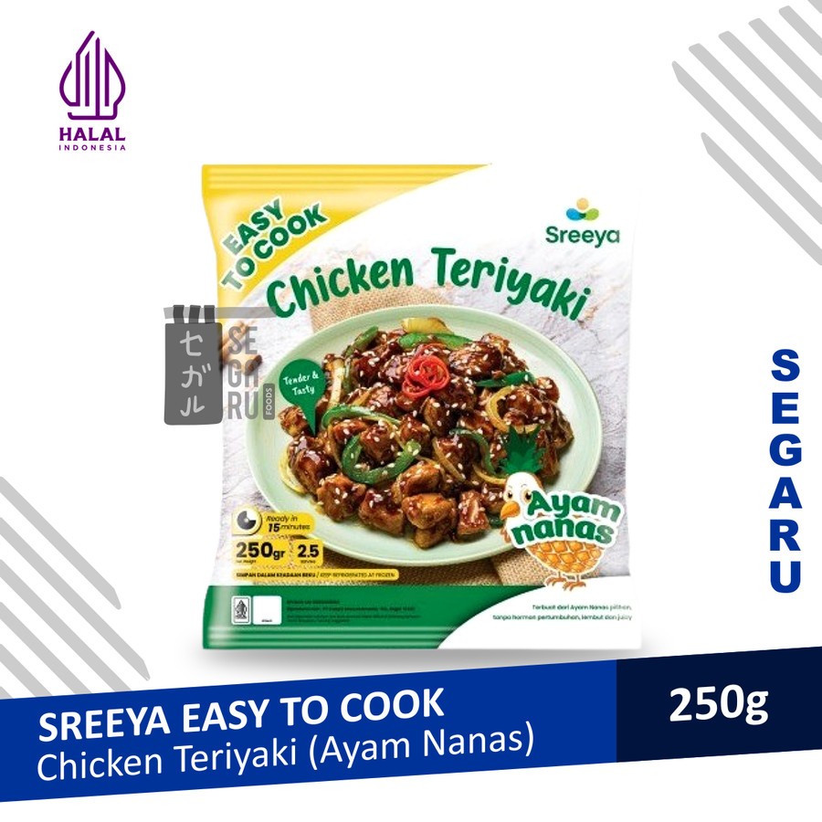 

SREEYA Chicken Teriyaki Ayam Nanas Easy to Cook 250gr