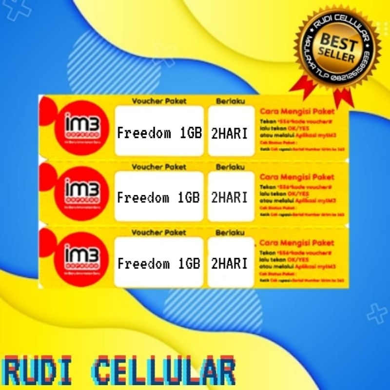 VOUCHER INDOSAT/IM3 1GB 2 HARI