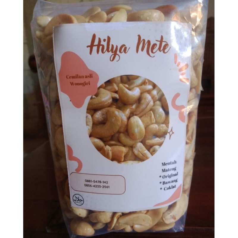 

Kacang Mete matang belah 2 rasa bawang 500gr