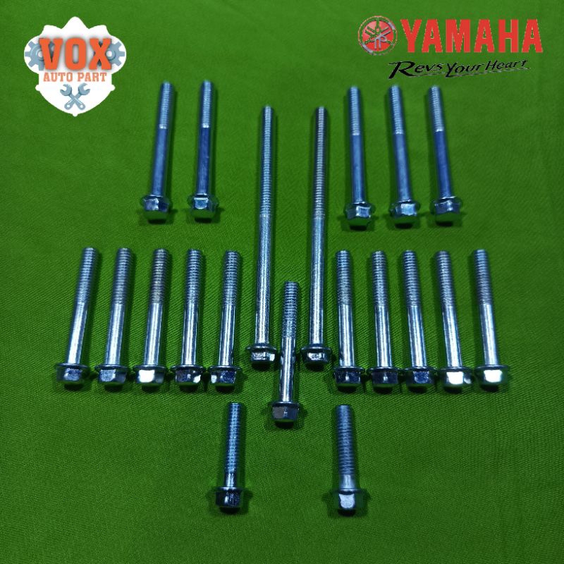 Baut Blok Mesin Kopling Magnet Kanan Kiri Yamaha Vega ZR 115 , Vega RR