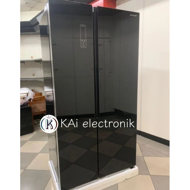 kulkas sharp SJ-IS61G-BK inverter