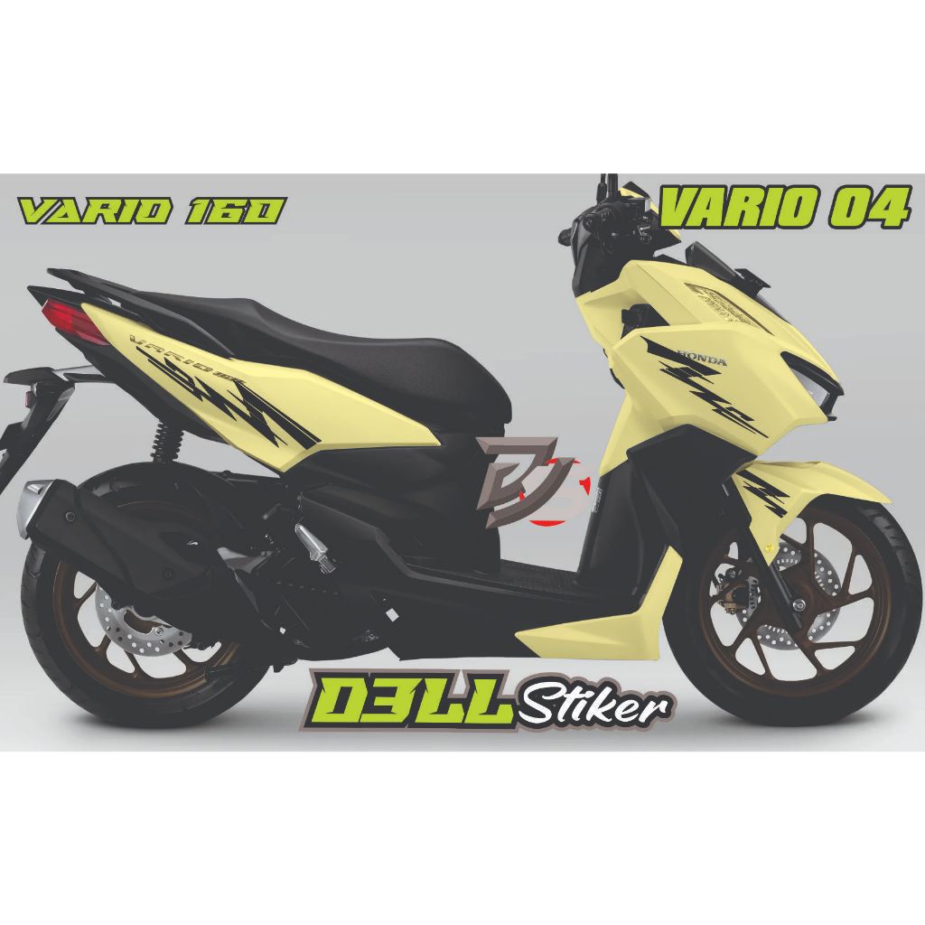 CUTTING STICKER STRIPING VARIO 160 NEW STRIPING VARIASI VARIO NEW 160 STIKER VARIO 160 LIS BODY VARI
