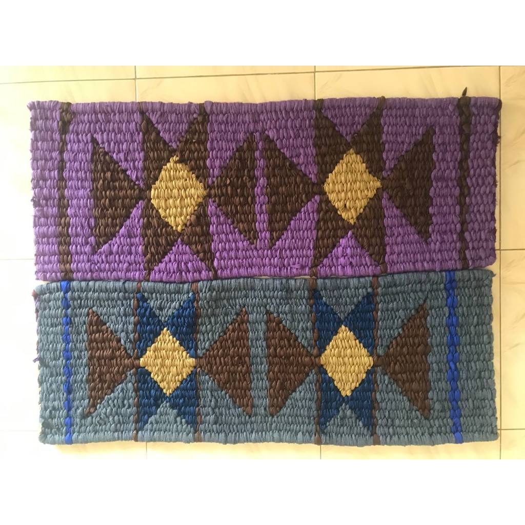 Keset gunungan panjang/keset kain perca/keset lantai