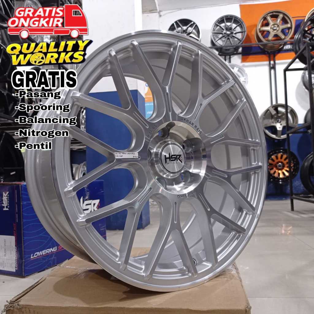 Velg Racing Mobil Terios Rush Innova Ring 18 Velg Hsr Wheel Rai-S5 Surabaya
