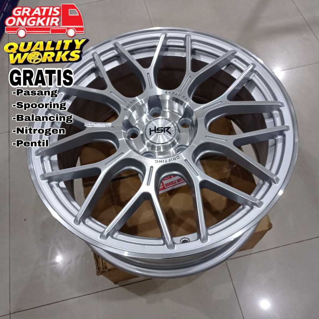 Velg Modifikasi Mobil Xpander, New Livina, Ring 18 Velg Hsr Wheel Rai-S5