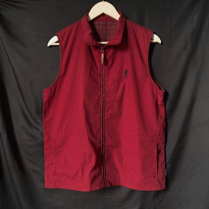 POLO RALPH LAUREN VEST - VEST POLO - PRELOVED ROMPI POLOS - VEST MERAH