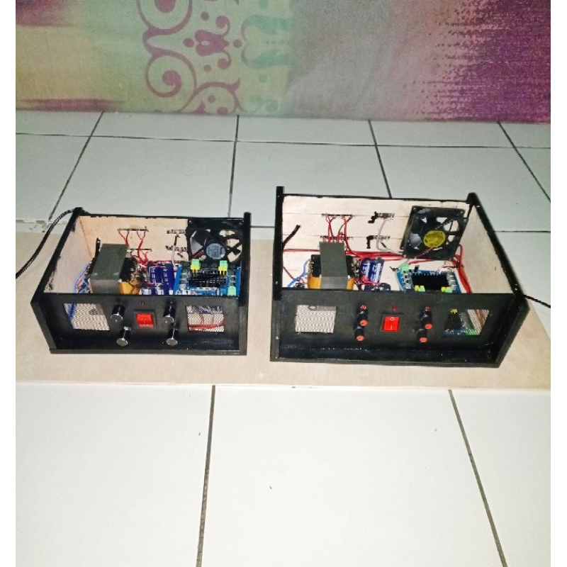 Power Amplifier rakitan 5A class D 4Ch
