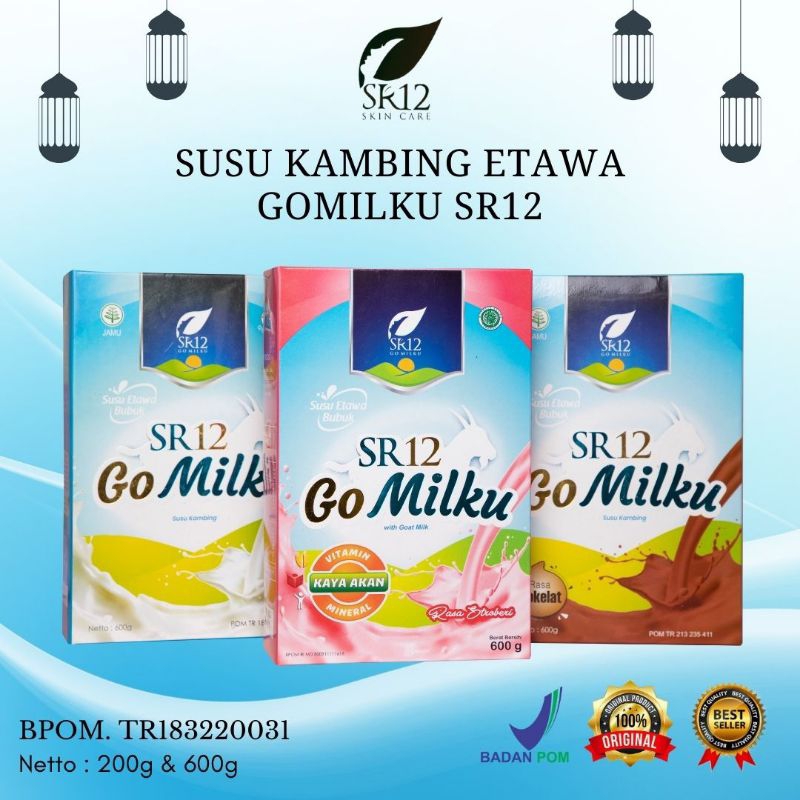 

Susu Kambing Etawa Premium Go Milku SR12 Halal Susu Kambing Terlaris Menaikkan Berat Badan Menyehatkan Jantung Etawaku BPOM Original Gold Premium Bumil Busui Promil