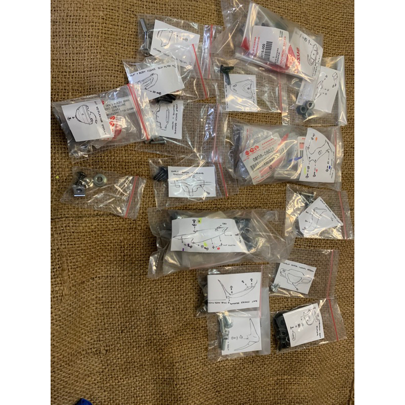 Baut Cover Body Satria Hiu Satria LSCM Rgx Original SGP Japan