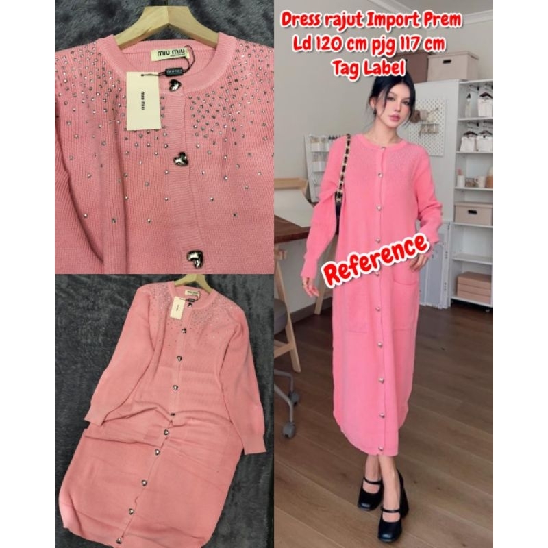 Dress Rajut Import Premium