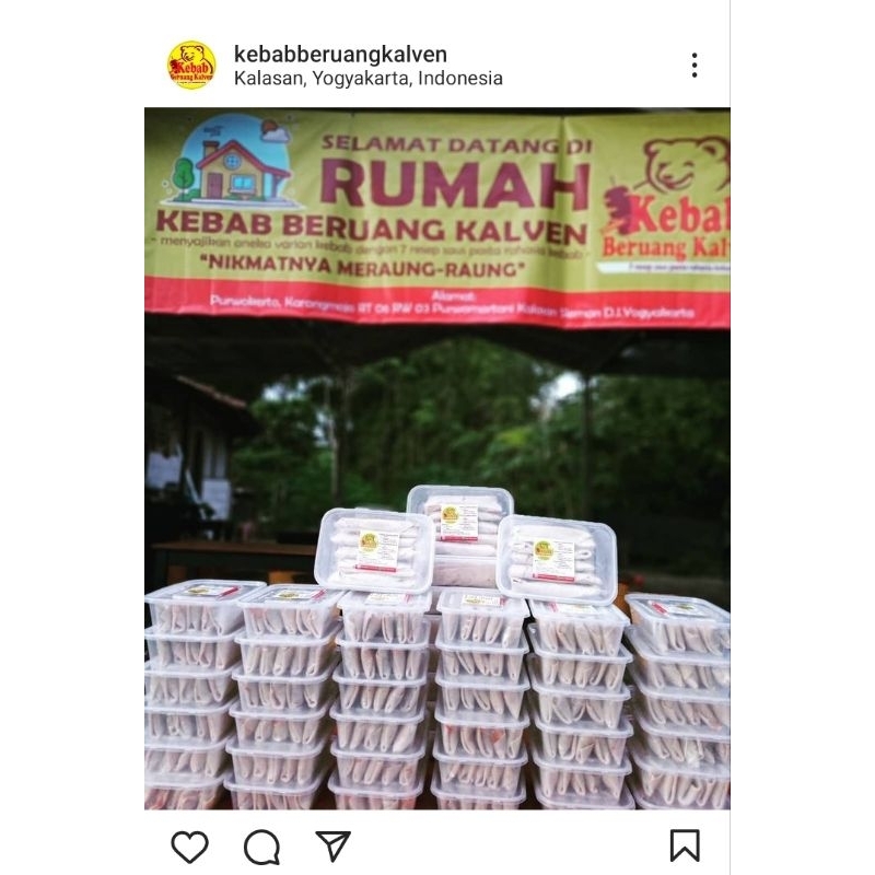 

Small: FROZEN Kebab BERUANG Kalven (COD)