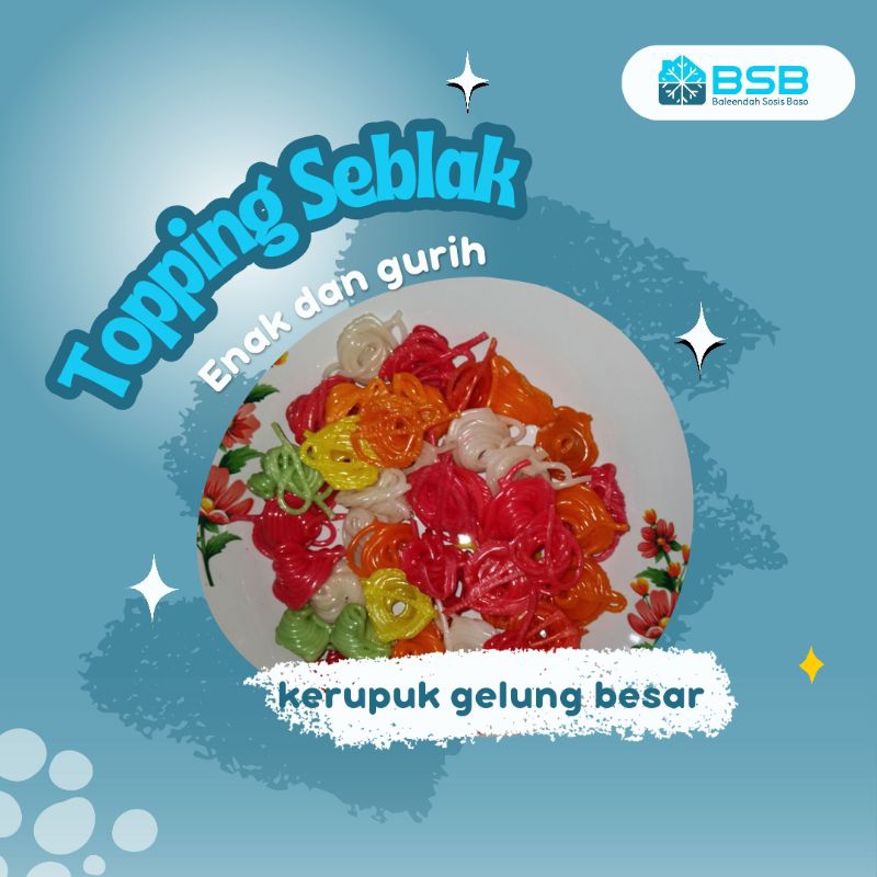 

Kerupuk Gelung | 220 gram | topping enak renyah