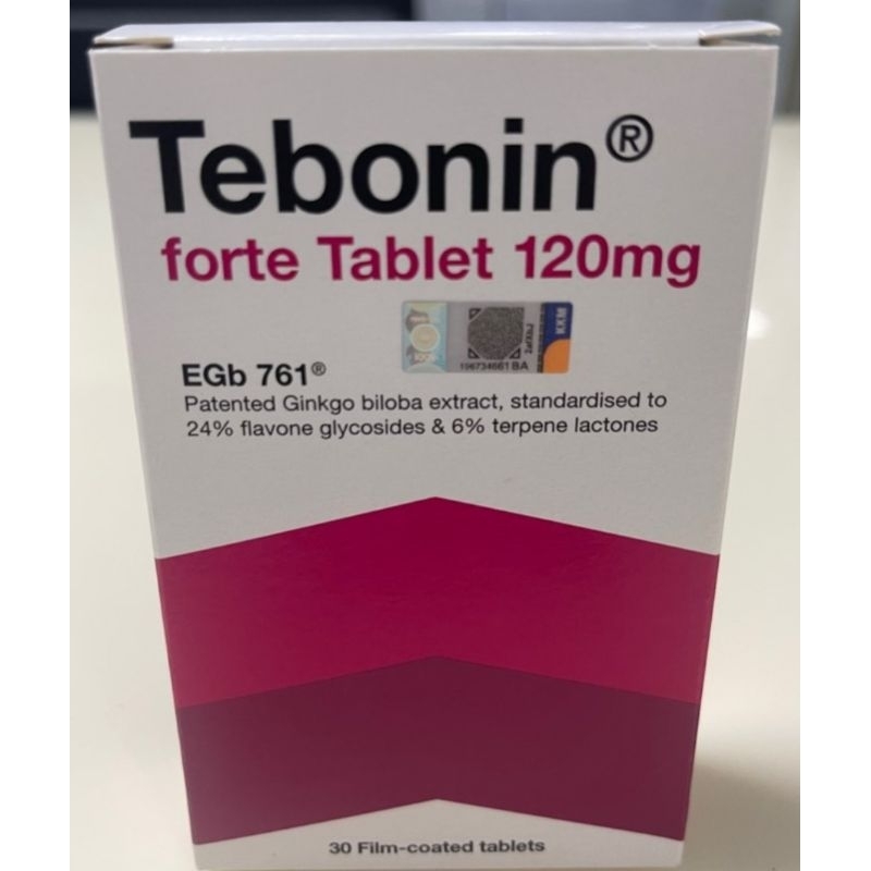 Tebonin Forte 120mg Ginkgo Biloba EXP 2028 TERBARU