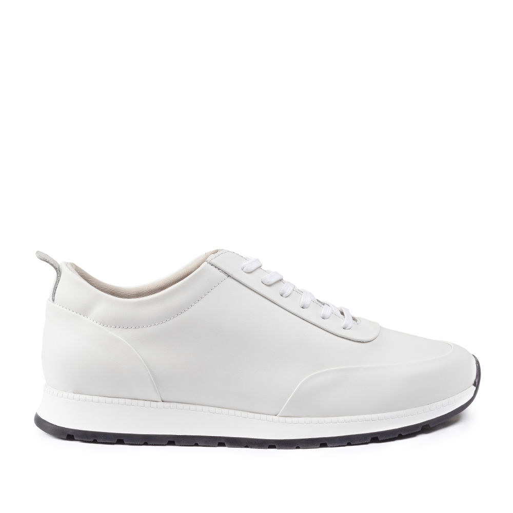 Prabu - Panji White Sepatu Kulit Sneaker Pria Putih